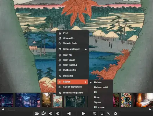PicView gallery context-menu